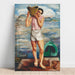 Riproduzione del dipinto Il Pescatore - Moïse Kisling