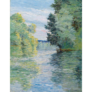 Le Petit bras de la Seine à Argenteuil - Gustave Caillebotte | Reproduction Tableau Décoration murale affiche copie