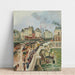 Riproduzione del dipinto Il Pont-Neuf, Pomeriggio di Pioggia - Camille Pissarro