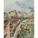 Riproduzione del dipinto Il Pont-Neuf, Pomeriggio di Pioggia - Camille Pissarro