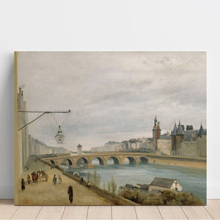 Le Pont au Change, vu du quai de Gesvres - Jean-Baptiste-Camille Corot