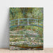 Riproduzione del dipinto Il ponte su uno stagno di ninfee - Claude Monet