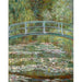Riproduzione del dipinto Il ponte su uno stagno di ninfee - Claude Monet