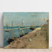 Le Port de Cherbourg di Berthe Morisot — presentazione a parete dell’opera