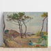 Riproduzione del dipinto Le Pradet, les Pins sur la Plage - Henri Lebasque
