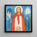 Il Processo di Gesù - Ángel Zárraga — quadro incorniciato alla parete