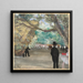 Le Rideau - Edgar Degas — quadro incorniciato alla parete