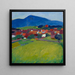 Il Villaggio di Murnau - Alexej von Jawlensky — quadro incorniciato alla parete
