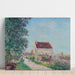 Riproduzione del dipinto Il villaggio dei Sablons, vicino a Veneux-Nadon - Alfred Sisley