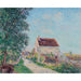 Riproduzione del dipinto Il villaggio dei Sablons, vicino a Veneux-Nadon - Alfred Sisley