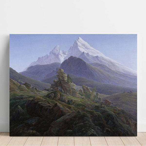 Riproduzione del dipinto Le Watzmann - Caspar David Friedrich