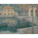 Riproduzione del dipinto Le bassin du refuge - Henri Le Sidaner