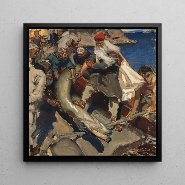 Le brochet géant - Akseli GallenKallela