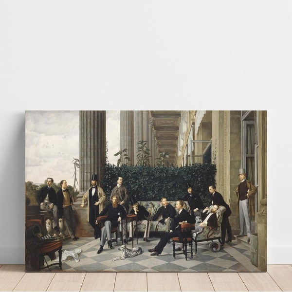 Riproduzione del dipinto Il cerchio di rue Royale - James Tissot