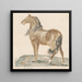 Il cavallo nitrisente - Johann Teyler — quadro incorniciato alla parete