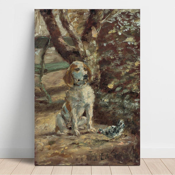 Riproduzione del dipinto Il cane dell'artista Flèche - Henri de Toulouse-Lautrec