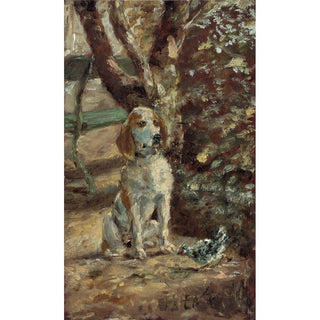 Le chien de l'artiste Flèche - Henri de Toulouse-Lautrec | Reproduction Tableau Décoration murale affiche copie