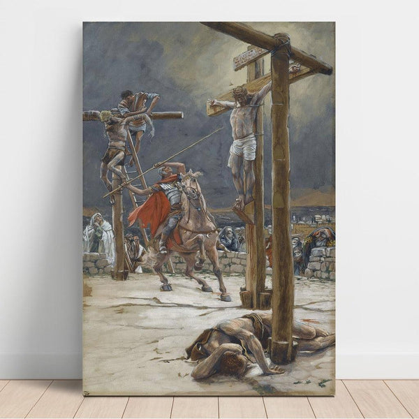 Riproduzione del dipinto Le coup de lance - James Tissot
