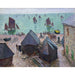 Riproduzione del dipinto La partenza delle barche, Étretat - Claude Monet