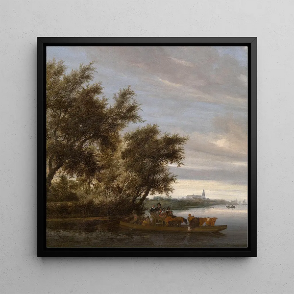 Le ferry - Salomon van Ruysdael