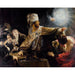 Riproduzione del dipinto Il banchetto di Belshazzar - Rembrandt van Rijn