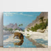 Riproduzione del dipinto Il golfo di Aqaba - Jean-Léon Gérôme