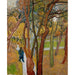 Riproduzione del dipinto Il giardino dell'ospedale Saint-Paul (La caduta delle foglie) - Vincent van Gogh