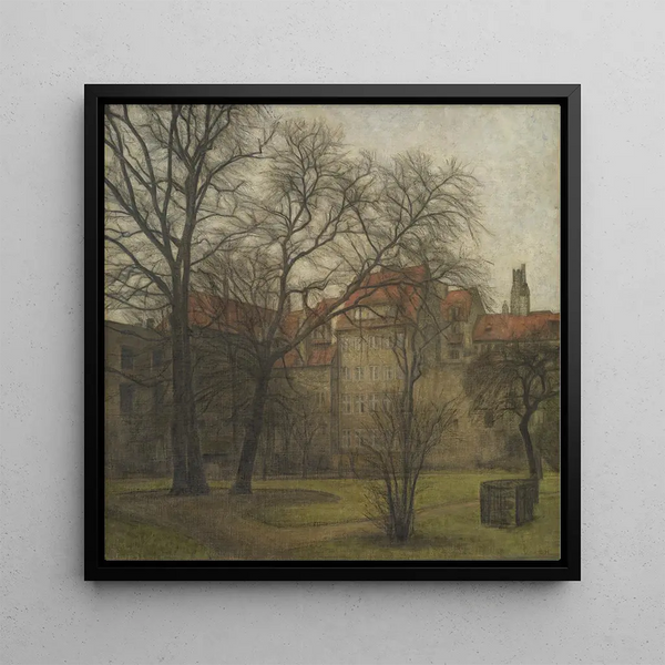 Le jardin du palais des princes de Copenhague - Svend Hammershøi