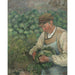 Riproduzione del dipinto Il giardiniere - Vecchio contadino con cavolo - Camille Pissarro
