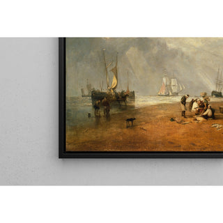 Reproduction Le marché aux poissons à la plage de Hastings - Joseph Mallord William Turner