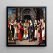 Il matrimonio della Vergine - Jan van Doornick — quadro incorniciato alla parete