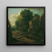 Il mattino - Johann Franz Nepomuk Lauterer — quadro incorniciato alla parete