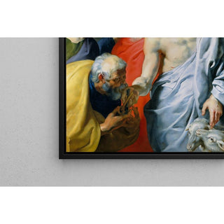 Le message du Christ à Pierre - Peter Paul Rubens | Reproduction Tableau Décoration murale affiche copie