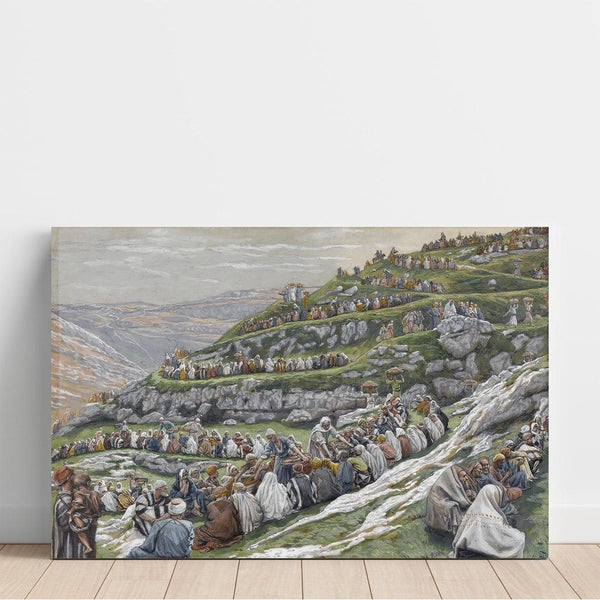 Riproduzione del dipinto Il miracolo dei pani e dei pesci - James Tissot