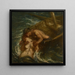 Il pescatore e la sirena - Charles Haslewood Shannon — quadro incorniciato alla parete