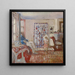 Il pittore Ker-Xavier Roussel e sua figlia - Édouard Vuillard — quadro incorniciato alla parete