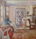 Il pittore Ker-Xavier Roussel e sua figlia - Édouard Vuillard — vista dell’opera