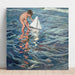 Riproduzione del dipinto Le petit voilier - Joaquín Sorolla