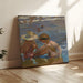 Riproduzione del dipinto Il piede ferito - Joaquín Sorolla