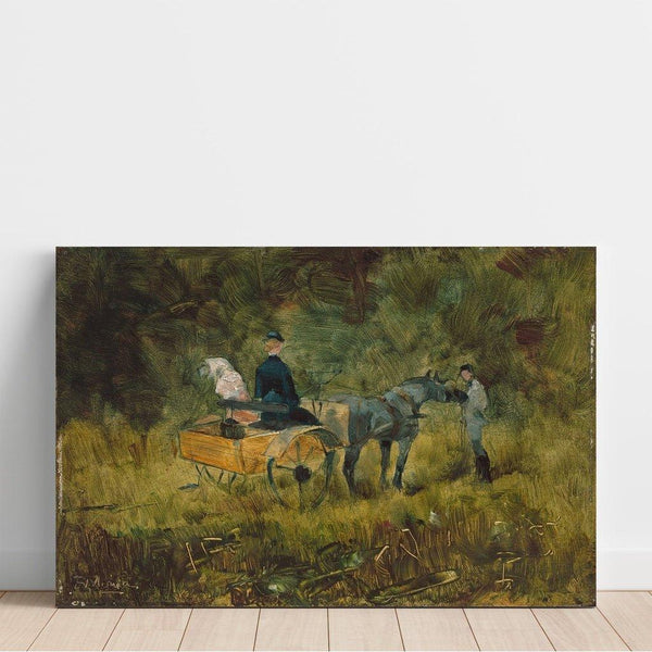 Riproduzione del dipinto Il trappola - Henri de Toulouse-Lautrec