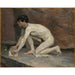 Riproduzione del dipinto Il lucidatore di marmo - Henri de Toulouse-Lautrec