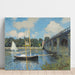 Riproduzione del dipinto Il ponte ad Argenteuil - Claude Monet