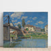 Riproduzione del dipinto Il ponte a Villeneuve-la-Garenne - Alfred Sisley