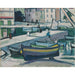 Riproduzione del dipinto Il porto, Cassis - Samuel John Peploe