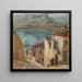 Il porto di Calvi - Alexandre Jacovleff — quadro incorniciato alla parete