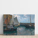 Riproduzione del dipinto Il porto di Camogli - Alfred Zoff