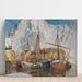 Riproduzione del dipinto Il porto di Svolvær, Lofoten - Anna Boberg