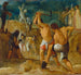 Il retablo di Francoforte dell'Esaltazione della Vera Croce La Scavo della Croce - Adam Elsheimer — vista dell’opera
