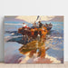 Riproduzione del dipinto Il ritorno della pesca, spiaggia di Valencia - Joaquín Sorolla
