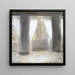 Il salone quotidiano a Frederiksberg All - Vilhelm Hammershøi — quadro incorniciato alla parete
